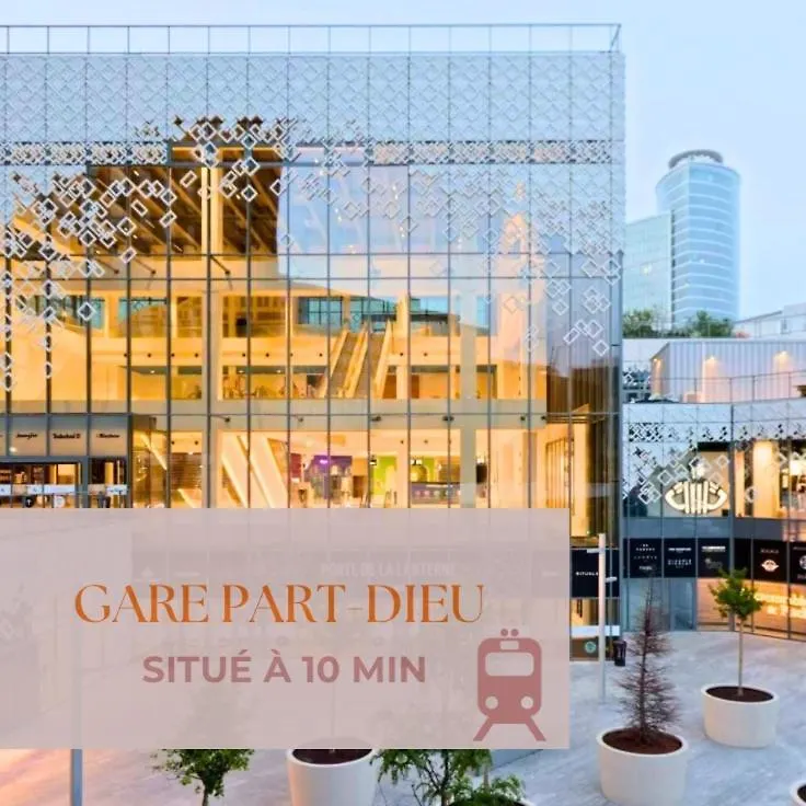 Lyon Suite Cosy - Climatise - Appartement T2 - Proche Parc Tete D'Or 빌뢰르반 프랑스